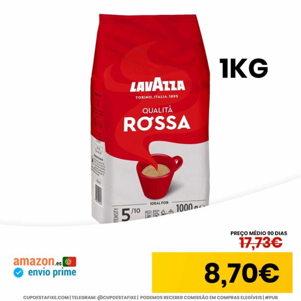 Lavazza – Café em Grão Espresso Qualità Rossa – 1 Kg fff